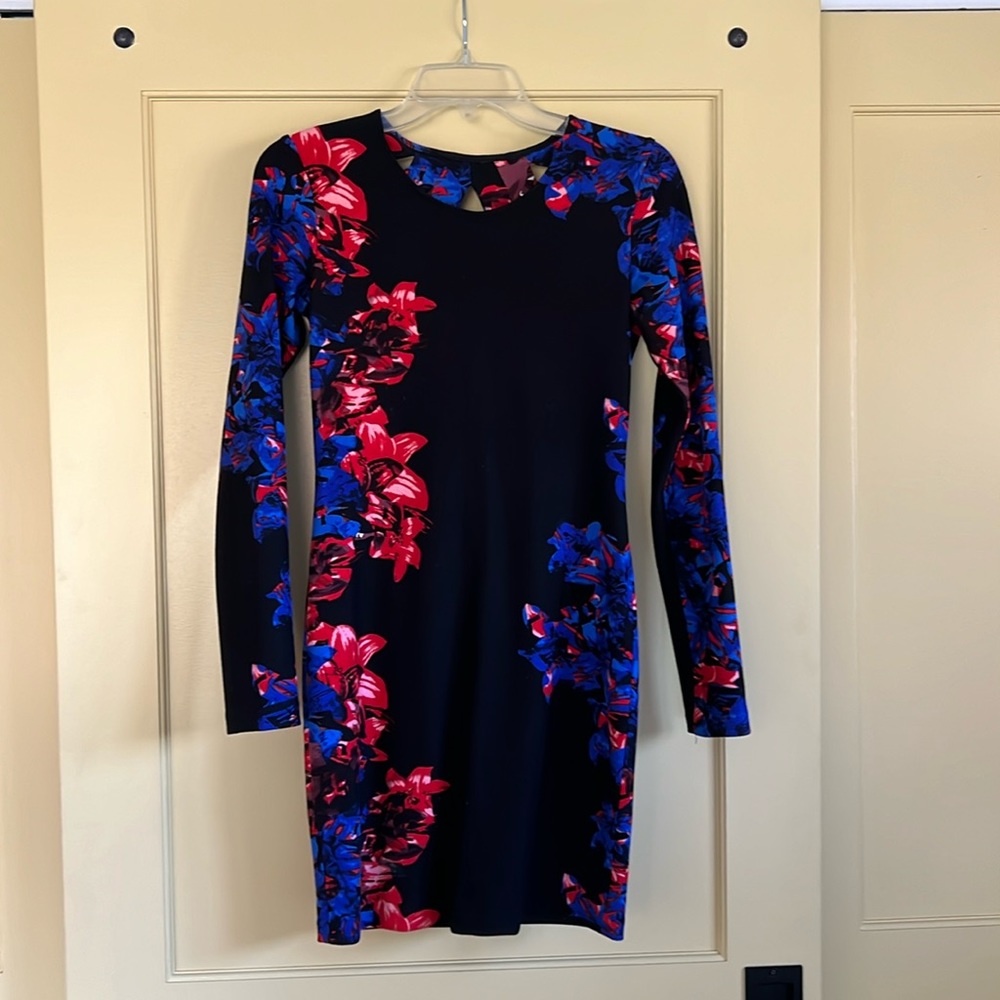 Floral Bodycon Parker Mini Dress